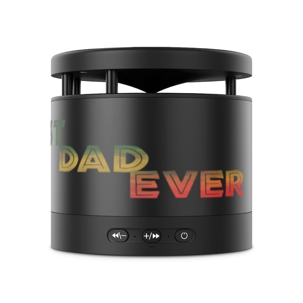 Best Dad Ever Metal Bluetooth Speaker and Wireless Charging Pad
