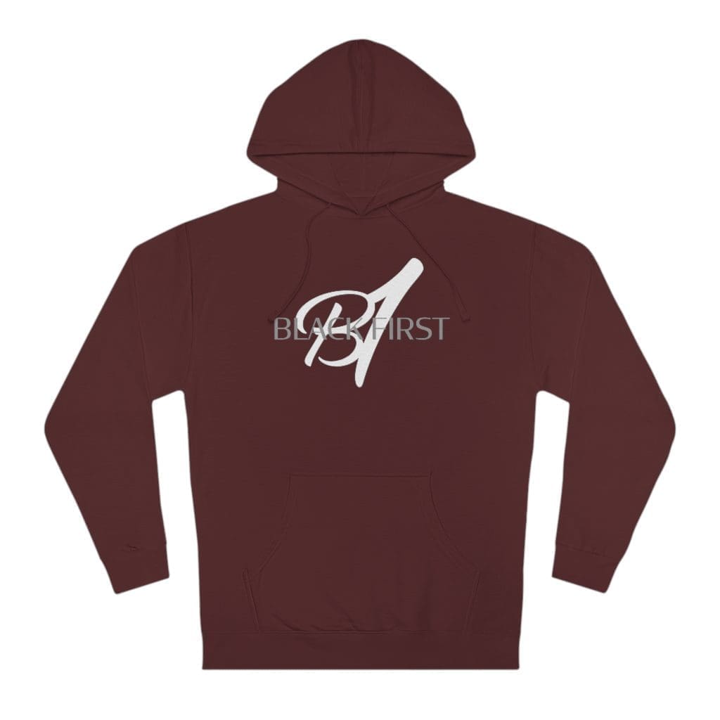 Black First Unisex Hooded Sweatshirt - Image 10