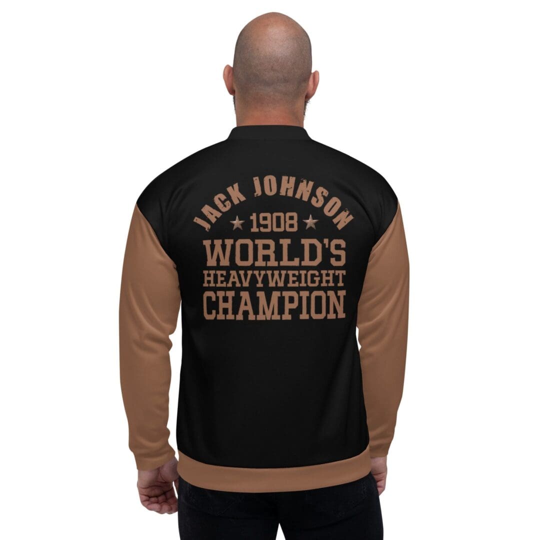 Jack Johnson Bomber Jacket Custom Bomber Jacket - Image 6