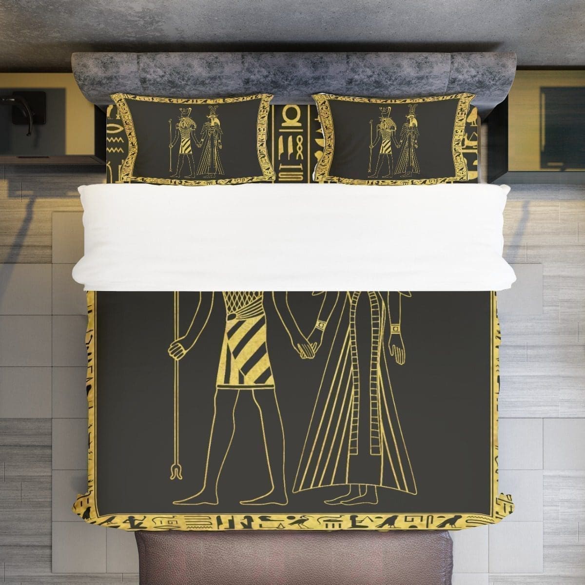 Ancient Egyptian Four-piece Duvet Bedding Set - Image 2