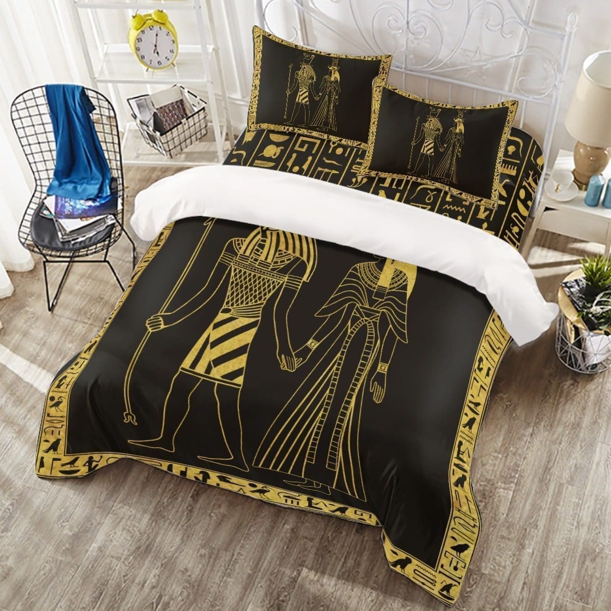 Ancient Egyptian Four-piece Duvet Bedding Set - Image 4