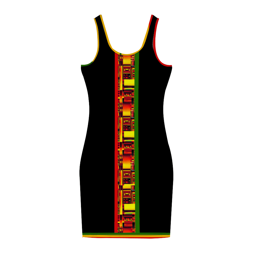 Custom All Over Print Women's Tank Dress Stylish Sleeveless Dress - Image 3
